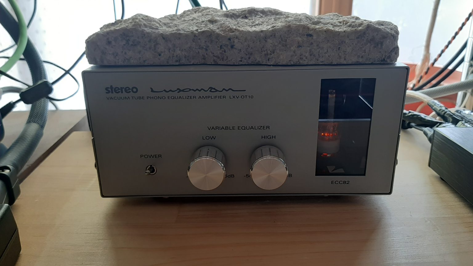 LUXMAN LXV-OT10 真空管フォノイコライザー 外部電源付 PHONO